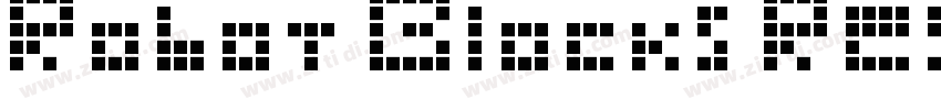 Robot Blocks Regular字体转换 Robot Blocks Regular字体转换